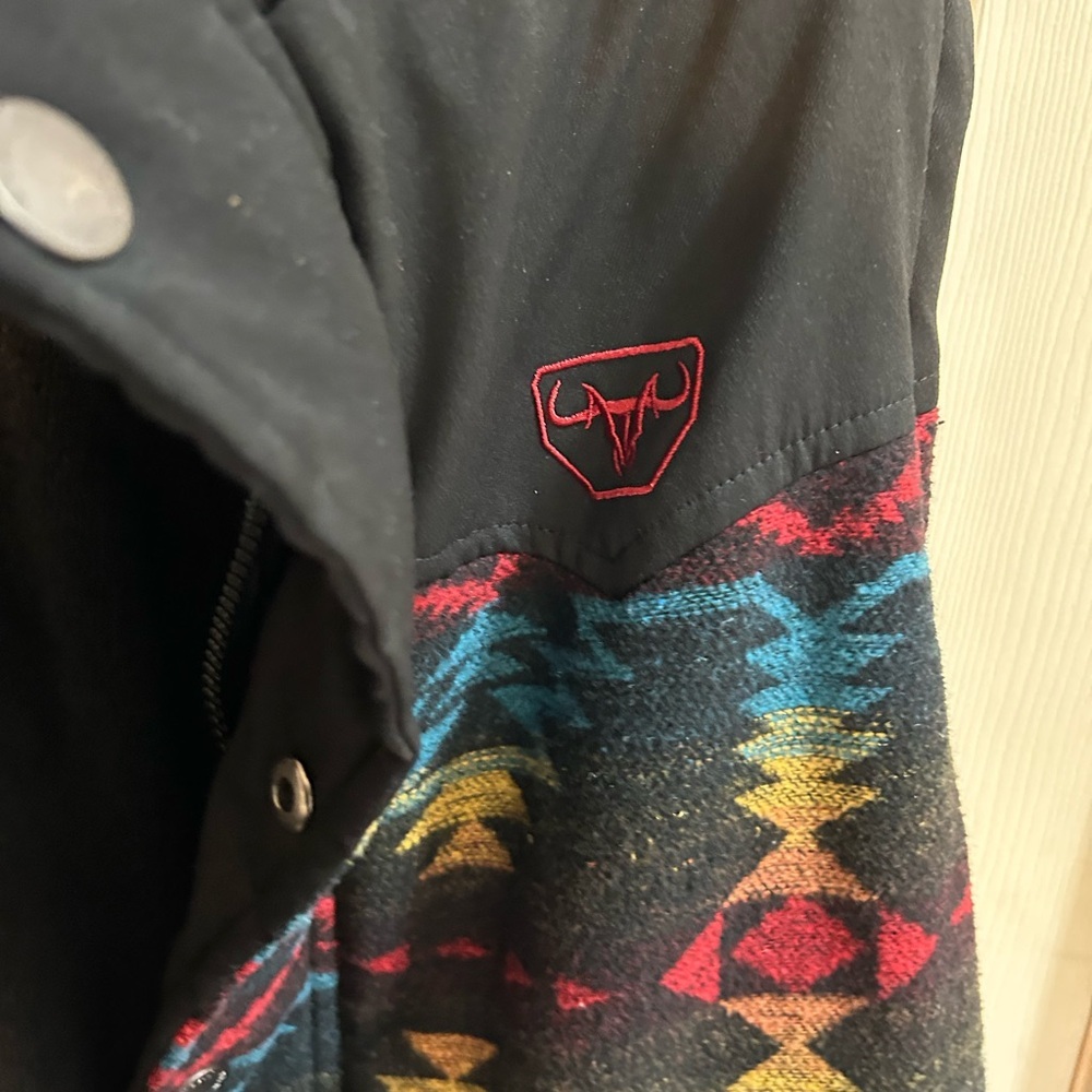 Men's Multicolor Patterned Vest - Picture 3 of 4